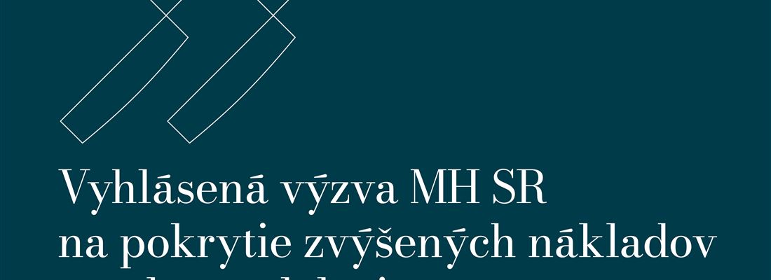 Dotácie Ministerstva hospodárstva SR na pokrytie nákladov v dôsledku zvýšenia cien plynu a elektriny